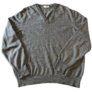 Pal Zileri Mens Wool V‎ Neck Sweater size Measured Luxury Formal Office